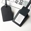 Portable Wedding Favor  PU Leather Suitcase Travel Luggage Name Label Tag Baggage Bag Tag