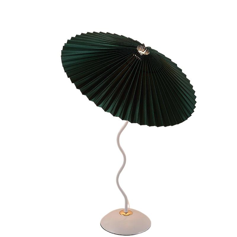 Danish Designer Vintage Retro Pleats Table Lamp Nordic Led Lights Bedside Desk Beside The Sofa Atmosphere Desk Lamp Room Decor
