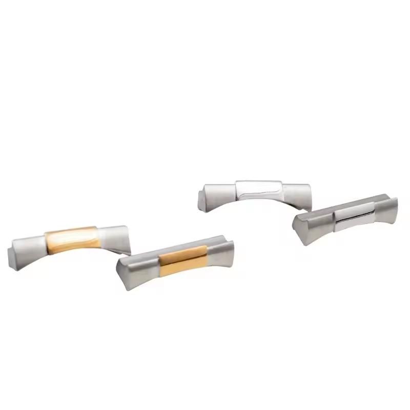 20mm 21mm For Rolex Daytona Submariner Date Black Green Yacht-Master Watch Arc Interface Solid Stainless Steel End Link Parts