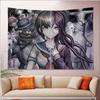 Danganronpa Anime Wandteppich Stilvolles Hajime Nagito Kunst Kräftiger Raumakzent für Danganronpa Mystery Anime Fans