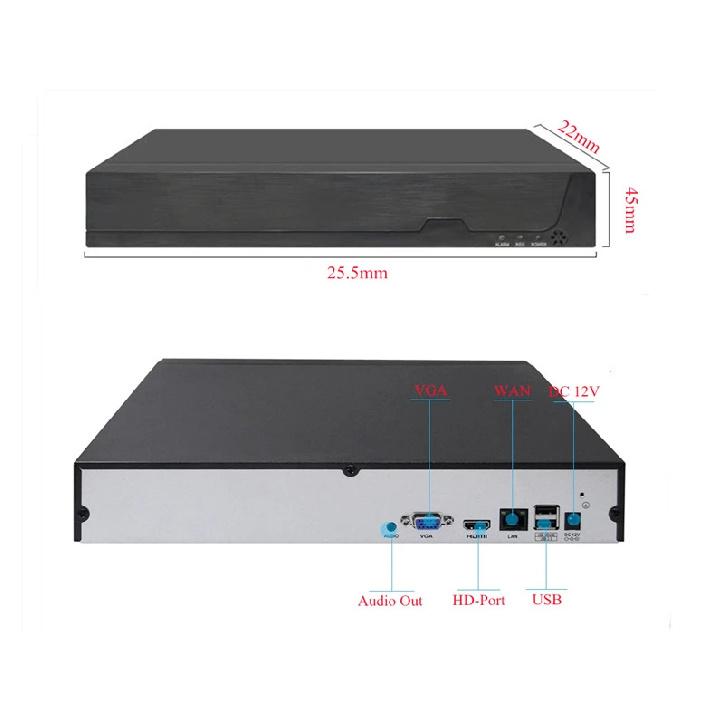 XM 8MP H.265 CCTV NVR 10CH For 2MP 5MP 4K IP Camera Support Human Face Detection Video DVR Recorder Security System XMEYE