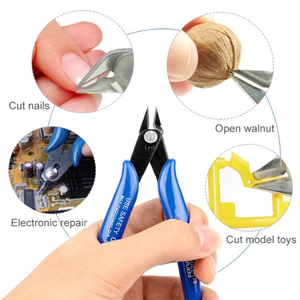 Universal 170 Mini Diagonal Pliers Cutting Pliers Multifunctional Pliers Electricity Wire Stripper Hand Tools