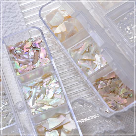 1 Box Nail Art Sequins Ultra-Thin Irregular Shape Stunning Visual Effect Reusable Wide Application Decorative Nail Beauty