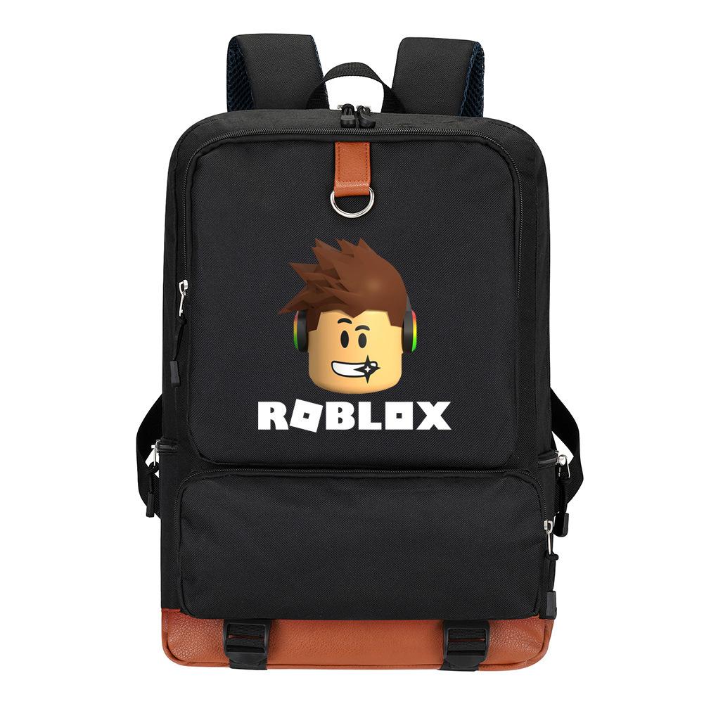Virtual World Roblox Games Men'S And Women'S Backpacks Backpacks Student School Bags Travel Bags Computer Bags
