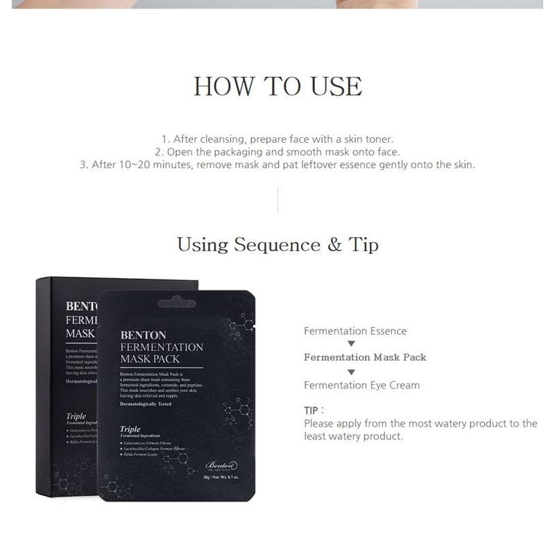 Benton - Fermentation Mask Pack Set