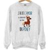 Sweatshirt - From Love To Give - Fun Humor - Grey - Long Sleeves - Classic Collar
