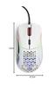 Glorious Model D Gaming Mouse, White, Wired, Compact, RGB Illuminated, 6 Programmable Buttons, 12 DPI, Ergonomic, Official Japanese Product (62g)
