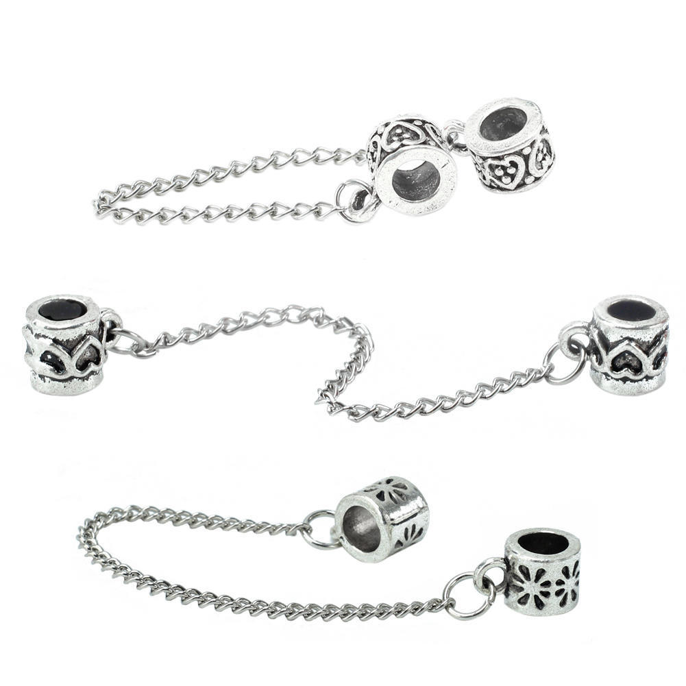 Distanziale Fiore In Vetro Di Murano Per Bracciale - Quadrifoglio Verde, Nero, Bianco - Anima In Argento .925 - Regalo Per Donne
