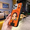 Magsafe Magnetic Suction Apple 16promax Transparent Black Frame Mobile Phone Case 17 New AIR Anti-drop 13 Hat Girl