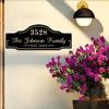 Exclusive Handmade Custom Metal Address Sign House Numbers Street Name Weatherproof Wall Mounted