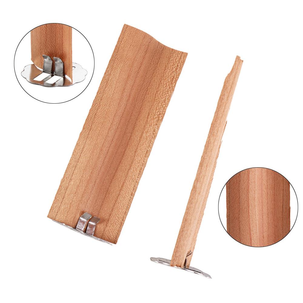 Large Flame Candle Making Handmade Burning Candle Accessory Wood Chip Candle Wicks Candle Cores