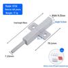 Push-to-Open Cabinet Door Rebounder: Handle-Free, Invisible Self-Bounce Accessory for Wardrobe and Cabinets