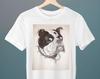 Boston Terrier, Unisex T-Shirt, Art T-Shirt, Gift for Her, Gift for Him, Dog T-Shirt, Art Lover Gift