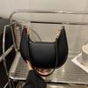 Yogodlns New Fashionable High-end Moon-shaped Baseball Bag Showing Luxury Women's Single Shoulder Bag Elegant Lady Handbags