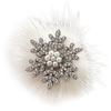 Snowflake Hair Clip Christmas Barrette Sweet Christmas Flat Clip Hairpin Christmas Elegant Hair Clip for Bunches