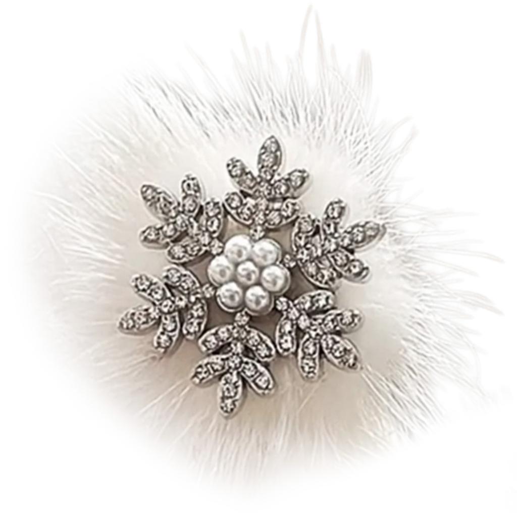 Snowflake Hair Clip Christmas Barrette Sweet Christmas Flat Clip Hairpin Christmas Elegant Hair Clip for Bunches