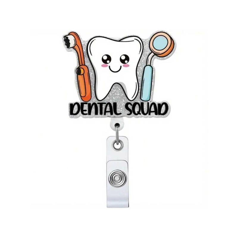 Kreskówka Medyczna zwijana klamra Lekarz Pielęgniarka Licencja na pracę Kreatywna smycz Łatwa do pociągnięcia klamra Certyfikat Nazwa marki