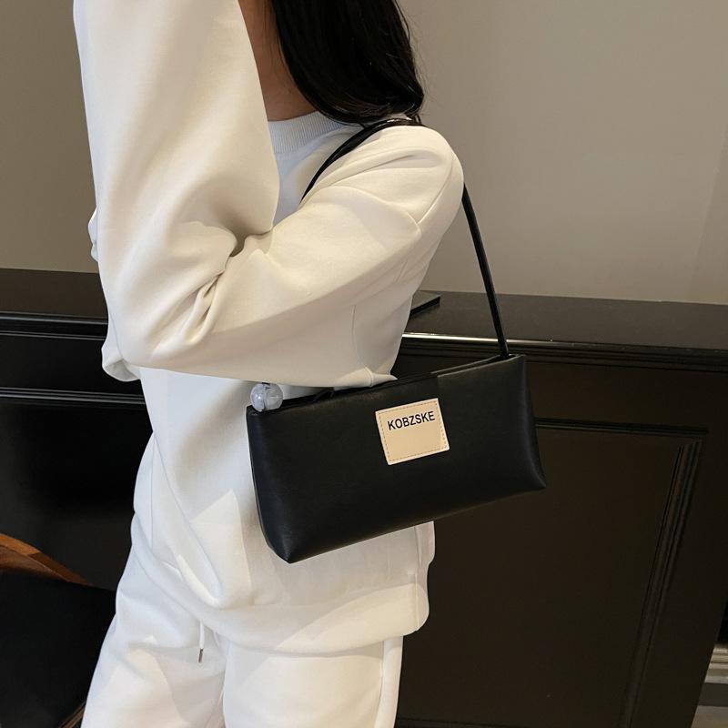 Korean version of hand-carried small square bag spring and summer new niche fashion shoulder bag 2025 commuter shoulder underarm bag