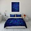 Abstract geometric face pattern. Bedding sets Duvet cover sets Duvet covers Pillowcases(1*Duvet Cover 2*Pillowcases without duvet insert)