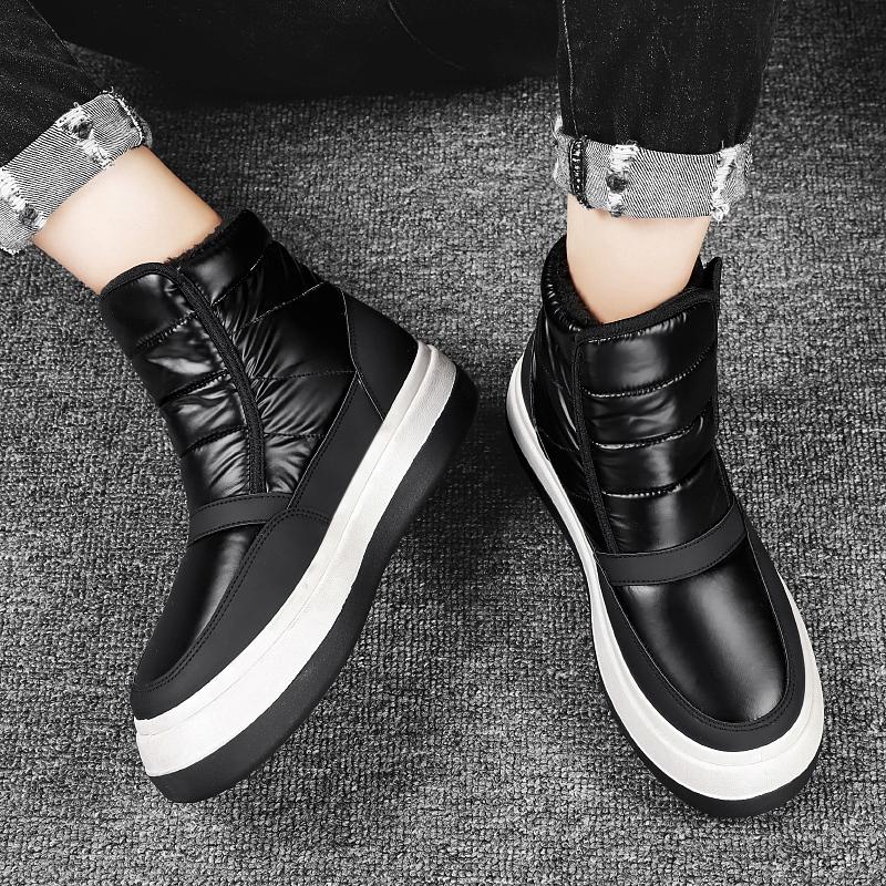 Dospělý Vysoce kvalitní tlumení nárazů Protiskluzové Odolné proti opotřebení Střední módní trend Bavlněné boty Sněhule Pánské boty