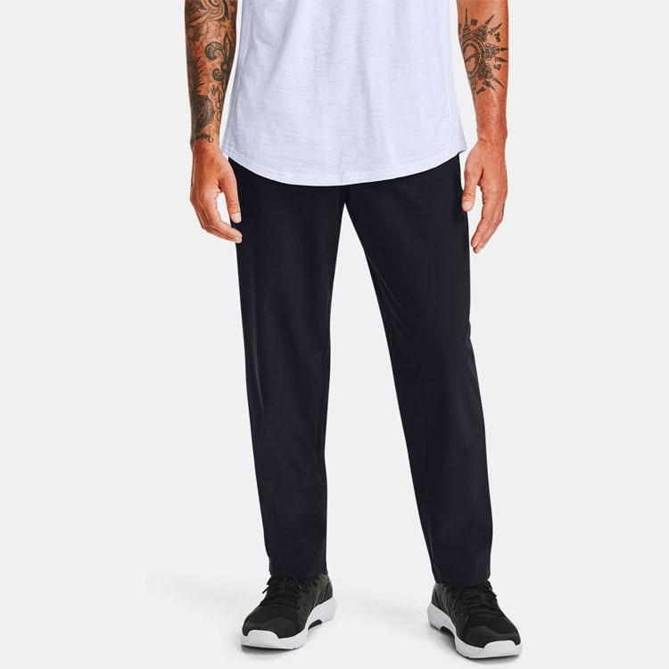 Under Armour Woven Series Fleece-Lined Casual Loose-Fit Sports Pants Men Bottoms Black 1363322-001