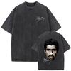 Camiseta Gráfica Bad Bunny Un Verano Sin Ti Vintage Lavada Moda Masculina Oversize Streetwear Femenina Camisetas de Algodón de Alta Calidad