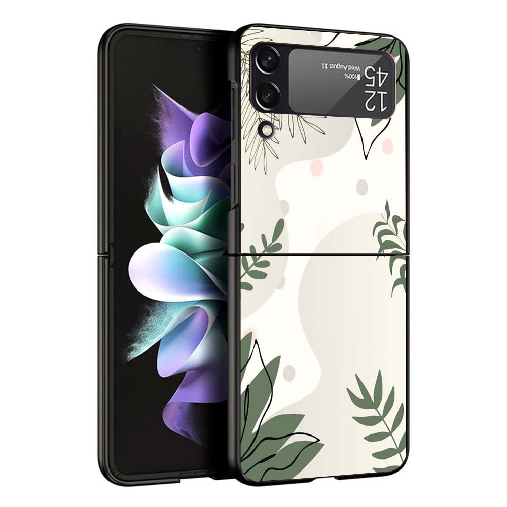 Abstract Women Face Line Phone Case For Samsung Galaxy Z Flip7 Flip6 5G Flip5 Flip4 Flip3 ZFlip 7 6 3 4 5 Shockproof Back Cover