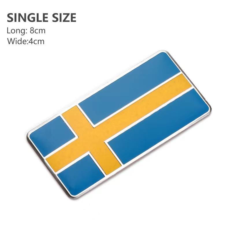 Car Side Logo Sticker Decoration Accessories For Volvo Rdesign Polestar AWD V50 S60 XC60 S40 XC40 XC90 V60 S80 S90 V90 V70 T6 T8