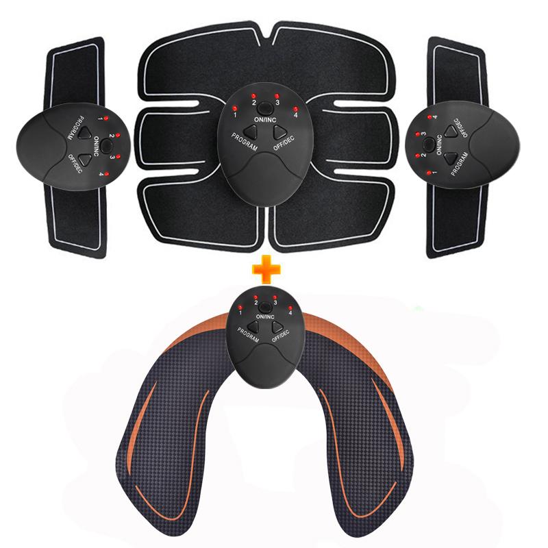 Abdominal Muscle Massager Fitness ABS Arm Training Patches Muscle Exercise Instrument USB Charging Home Men