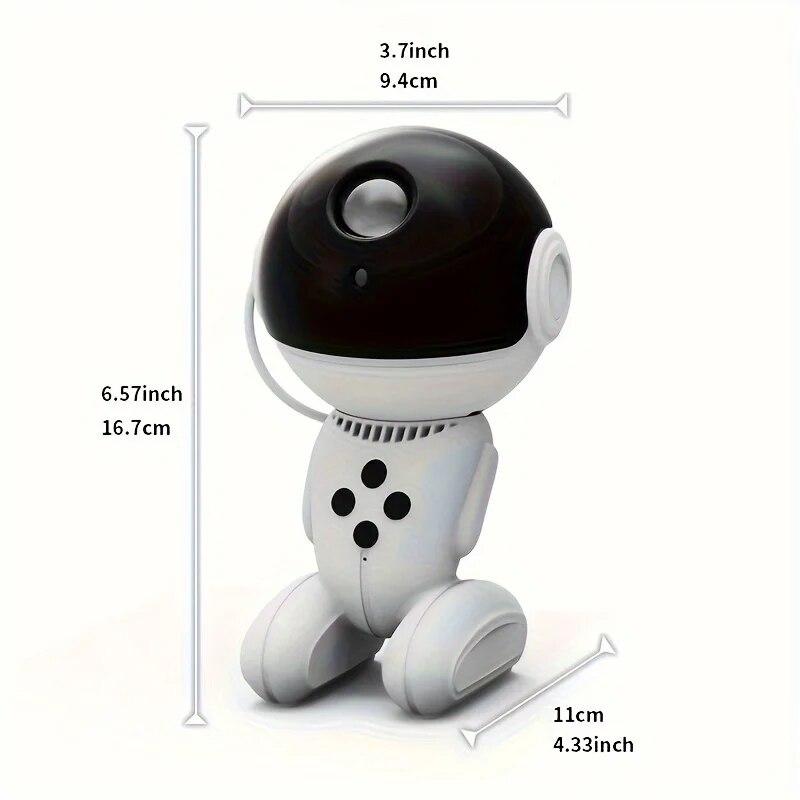 Galaxy Projector Starry Night Light Space Black Hole Robot Starry Night Projector with Remote Control For Game Room