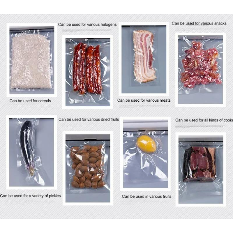 Household Vacuum Packaging Fully Automatic Vacuum Mini Small Plastic Sealer Machine Heat Sealer Film Portable Food Packet Organizer Kitchen Tool