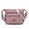 Women's Bag Multi-Layer Zipper Shoulder Bag Nylon Crossbody Bag