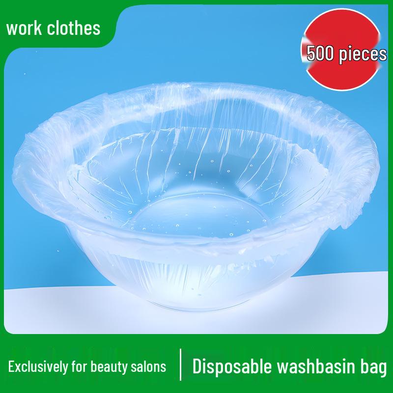 

Transparent Disposable Beauty Salon Washbasin Cover Plastic Bag