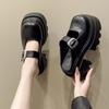 10Cm heightening bag head half slippers women's 2025 spring new small slippers wearing a pedal JK muffin shoes