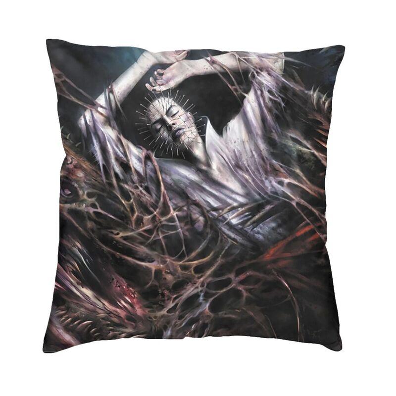 Hellraiser Pinhead Halloween Horror Movie Cushion Covers xcm Polyester Pillow Case for Sofa Square Pillowcase Decoration