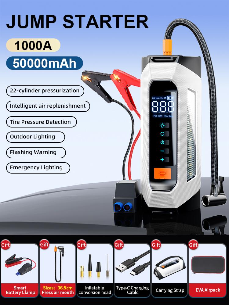 

6000A 100000mAh автомобильный пусковой аккумулятор Power Bank 12V автомобильный аккумулятор стартер автоматическое аварийное пусковое устройство пусковое устройство