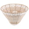 Woven Lamp Shade Creative Decorative Rustic Paper Weaving Lamp Cover Table Floor Light Shade Household Home Lampshade