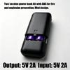 Slide Cover 18650 Battery Powerbank Case DIY Set Not Welding Construction 2 Cell Capacity Lightweight Plastic Shell