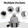 Men's Chest Bag Multi Functional Outdoor Shoulder Bag Adjustable Strap Large Capacity Daily Sports Walking Crossbody Bags