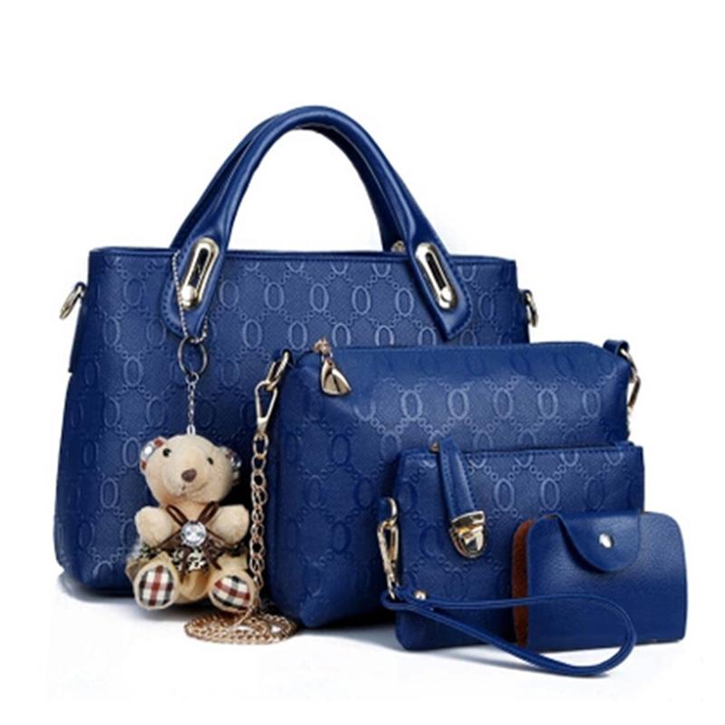 2025 Neue Kollektion Europäischer und Amerikanischer Stil 4-teiliges Nesttaschen-Set Handtasche mit großem Fassungsvermögen Pendler Umhängetasche