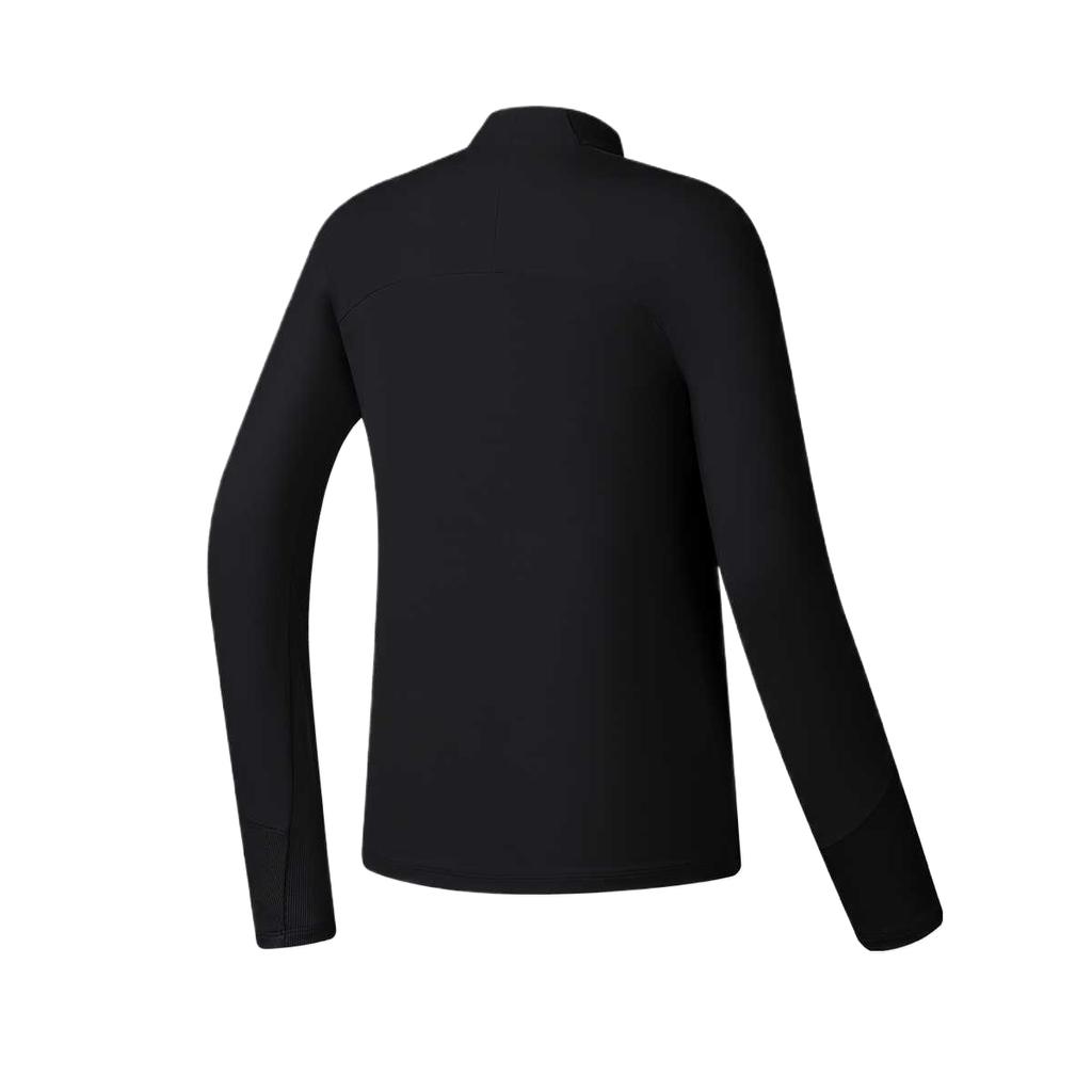 Fila Fitness Moisture Wicking Breathable Comfortable Solid Color Workout Top Women Tops Deep-Black A11W511210FBK