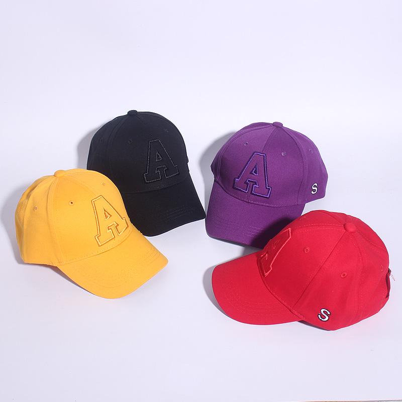 Spring Summer Children Baseball Cap A Letter Baby Hat Outdoor Casual Boys Girls Kids Adjustable Sun Visor Caps