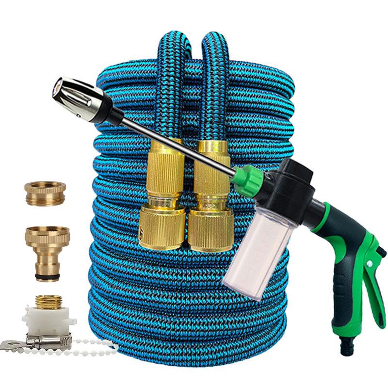 High-Pressure Multifunctional Retractable Garden Hose with Water Gun