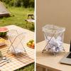 Foldable Garbage Bag Holder Freestanding Trash Bag Holder  for Kitchen Counter Office Desktop