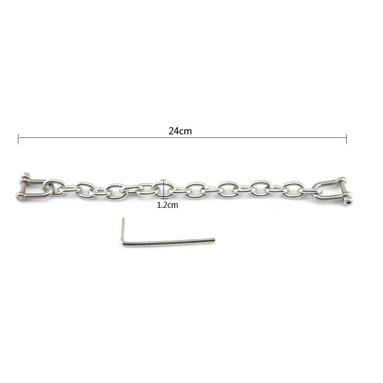 Manyjoy Sex Toys Erotic Accessories Double End Metal Hook Chain For Restraints Handcuffs Convenient Connection Bondage