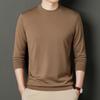 100% Imitation Wool Sweater Men'S Autumn Solid Color Fashion Casual Bottoming Shirt Men'S Long-Sleeved Top Sweater Men'S