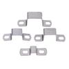 2Pcs 304 Stainless Steel Thickened Square Rectangular U-Shaped Horseback Pipe Saddle Clamp Buckle Throat Hoop 5 Kinds Of Models
