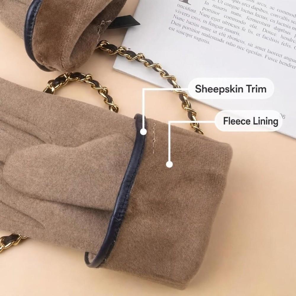 Thickened Plush Winter Driving Gloves Windproof Riding Gloves  Autumn Winter Season