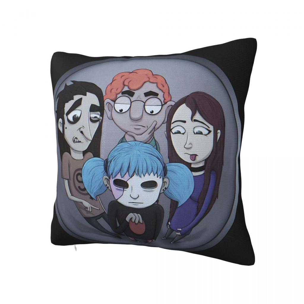 Pillow Case Game S-Sally F-Face Terror Adventure Square Pillow Cover Kawaii Cushion Cover Design Pillowcases Living Room Chair