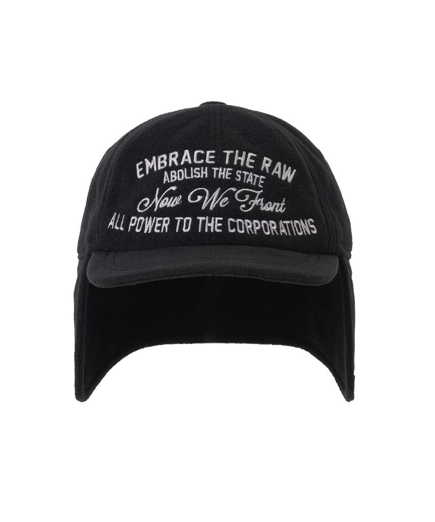 MILLO ARCHIVE Spread Motif Fleece Cap [Black]